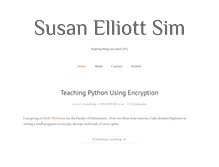 Tablet Screenshot of drsusansim.org